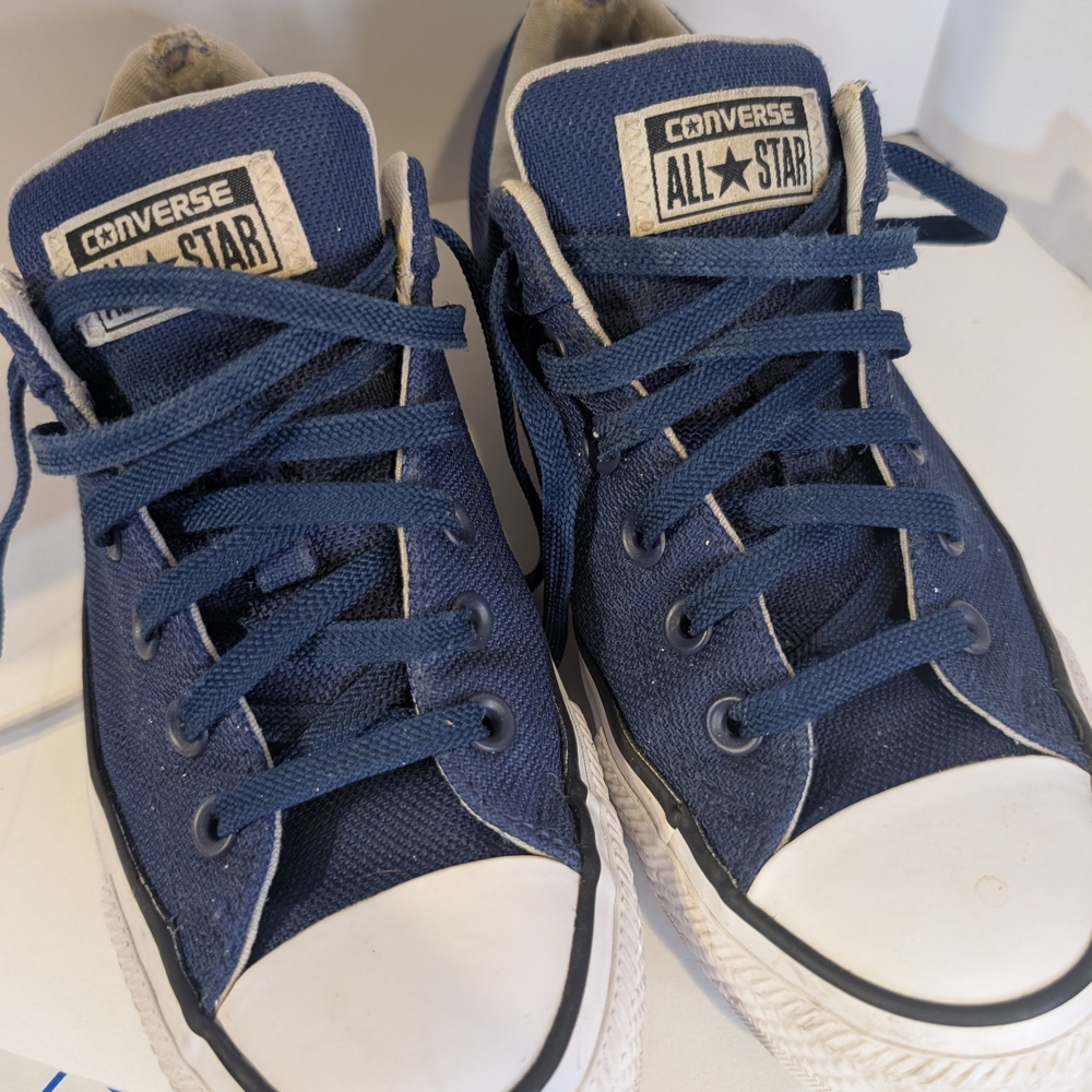 Converse Blue and White Chuck Taylor Sneakers